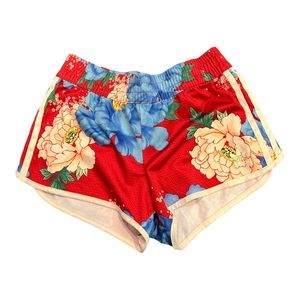 Adidas Floral Running Shorts Size XS